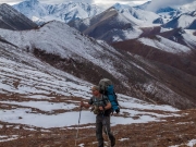 Keith Hiking in Mountains Hunting Dall Sheep
