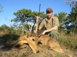 Reedbuck Hunting on Safari in Mozambique Africa